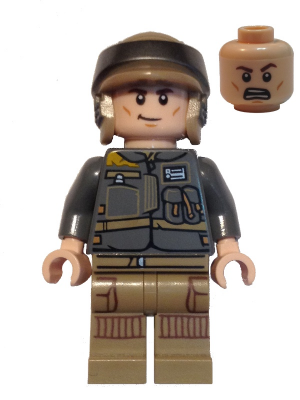 LEGO Minifigure -- Rebel Trooper (Private Basteren) (75154)-Star Wars / Star Wars Rogue One -- SW0786 -- Creative Brick Builders
